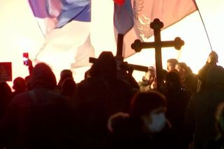 Dva tisíce lidí protestují v Bělehradě na podporu Ruska - Novinky